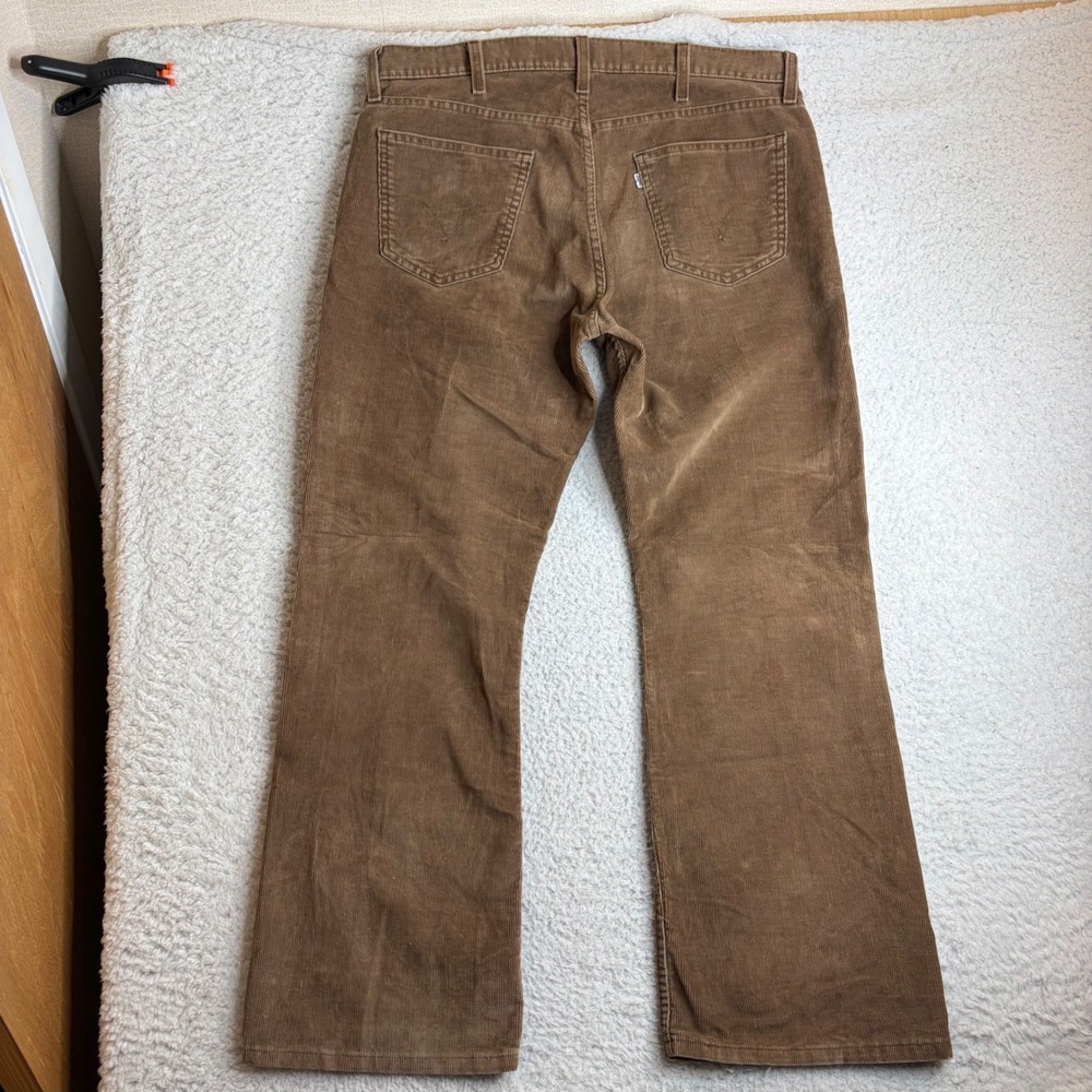 Y2K Levis 527 Low Bootcut Corduroy Pants Brown Mens 38x30 White Tab Cords